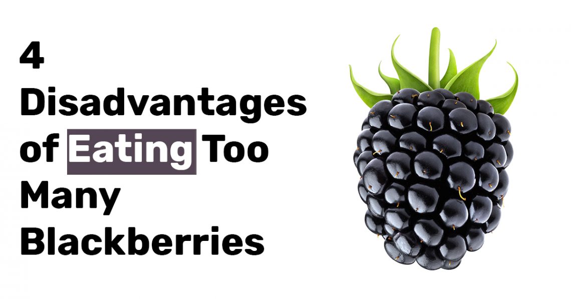 4 Disadvantages of Eating Too Many Blackberries